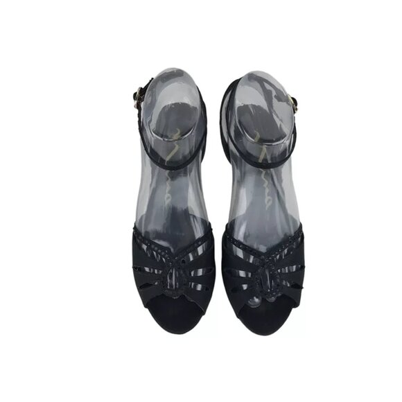 Nina Womens Black Firenze LS Luster Adjustable Block‎ Slingback Heel Size US 8M - Picture 4 of 10